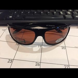 HD Sunglasses. Amber/Black